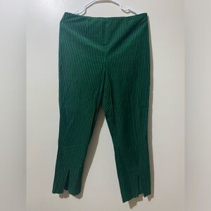 Frame size 8 green cigarette cutout pants
